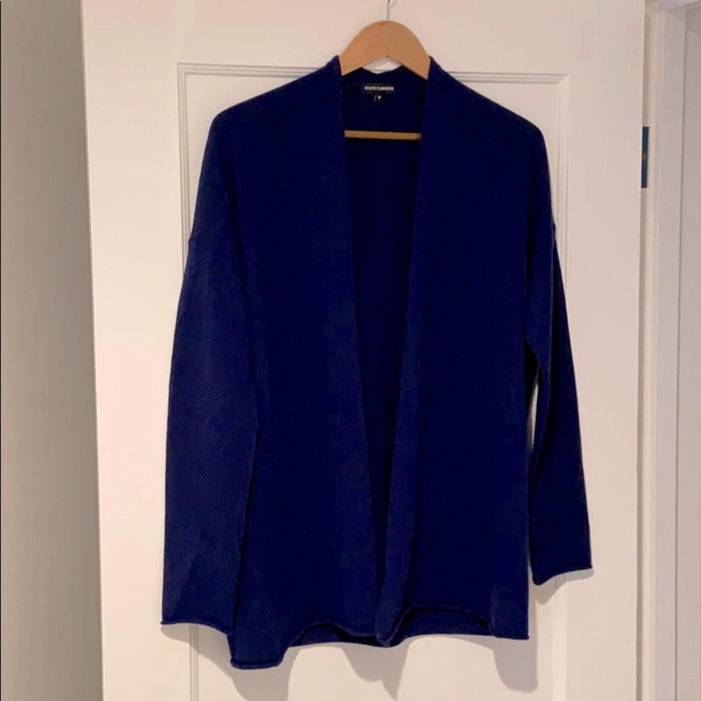 Rich blue cashmere sweater